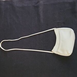 Fossil White Leather Shoulder Handbag Purse